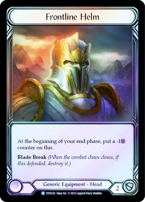 Frontline helm (Cold Foiled)