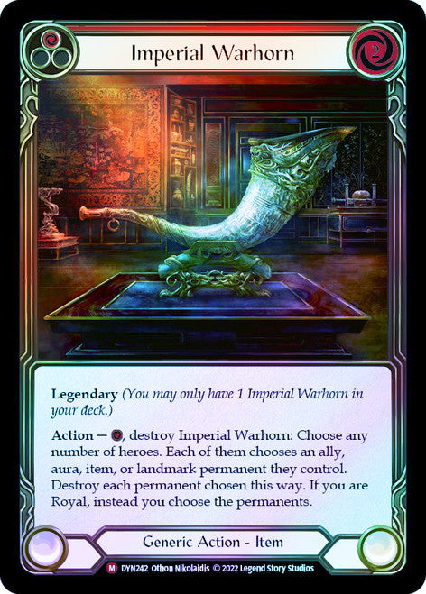 Imperial warhorn (Cold Foiled)