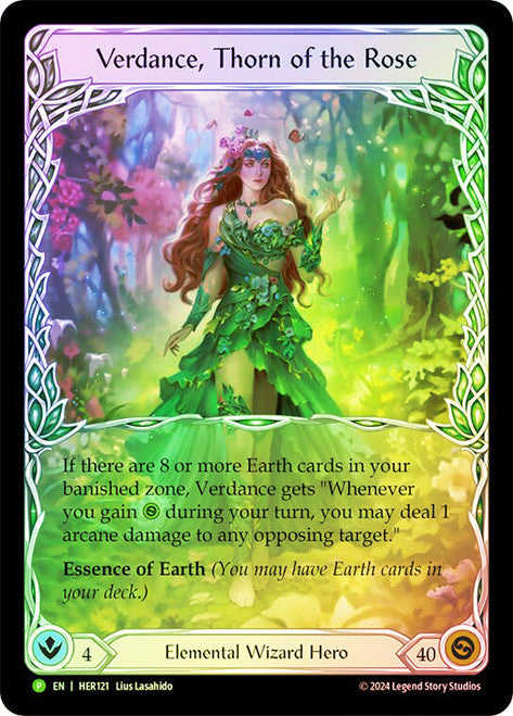 Verdance, thorn of the rose