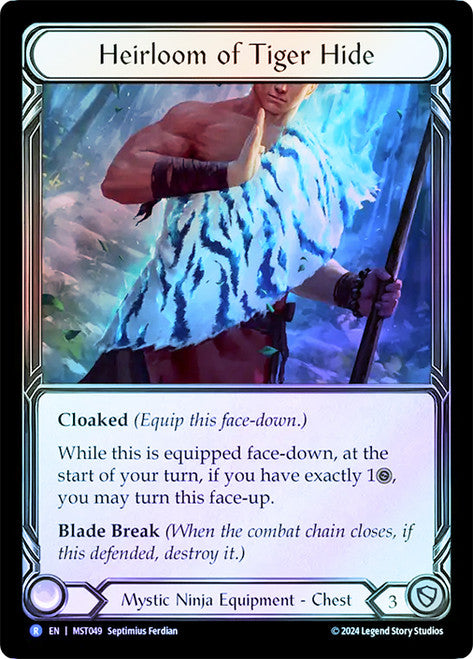 Heirloom of tiger hide (Cold Foiled)