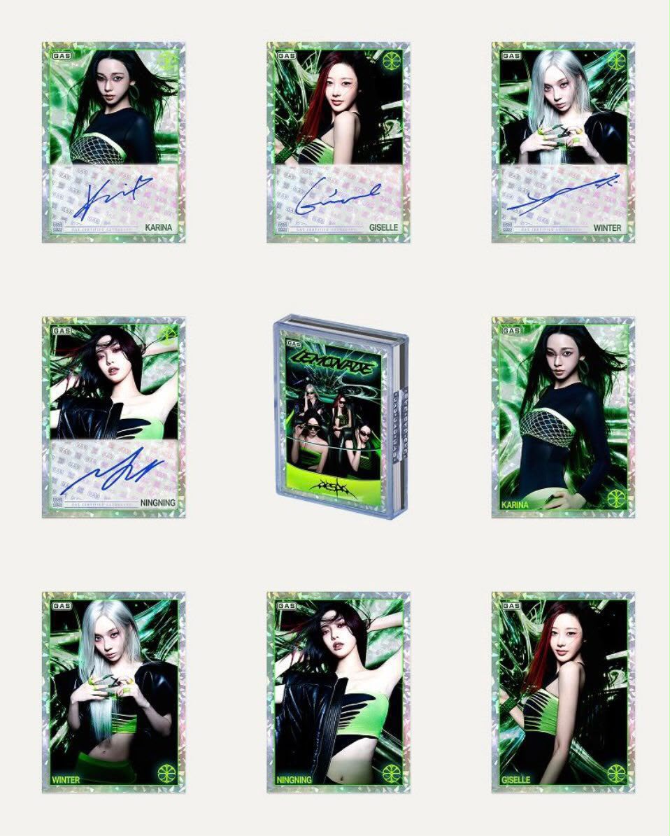 aespa X GAS trading Cards
