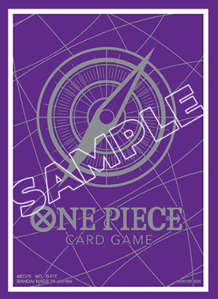 ONE PIECE卡牌對戰 限定卡套 常規紫銀