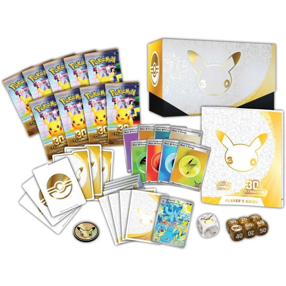 美版(英文版) Pokemon TCG 30th Celebration Elite Trainer Box