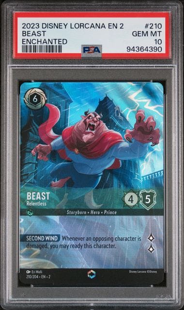 [PSA10] 2023_DISNEY_LORCANA_EN_2-RISE_OF_THE_FLOODBORN_210_BEAST_ENCHANTED