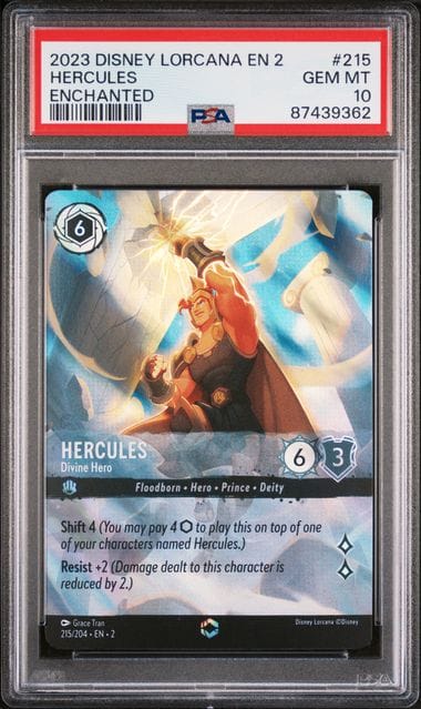 [PSA10] 2023_DISNEY_LORCANA_EN_2-RISE_OF_THE_FLOODBORN_215_HERCULES_ENCHANTED