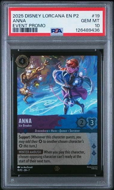 [PSA10] 2025 DISNEY LORCANA EN - ANNA EVENT PROMO