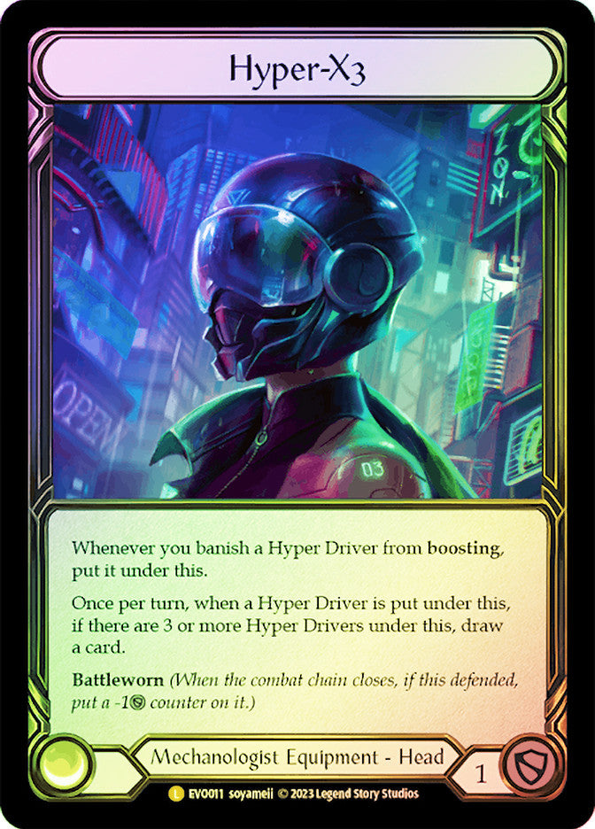 Hyper-x3 (Rainbow Foiled)