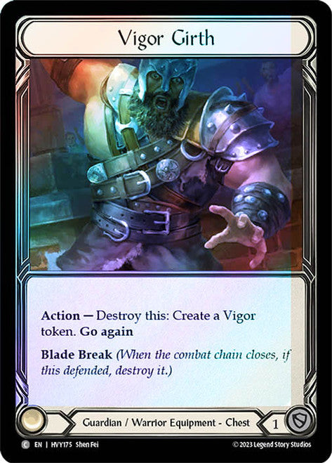 Vigor girt (Cold Foiled)
