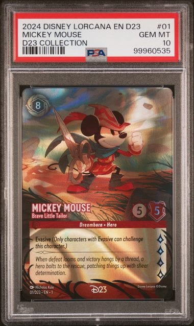 [PSA 10]2024 DISNEY LORCANA EN D23-D23 EXPO PROMO D23 COLLECTION - Fullset / 一套不散