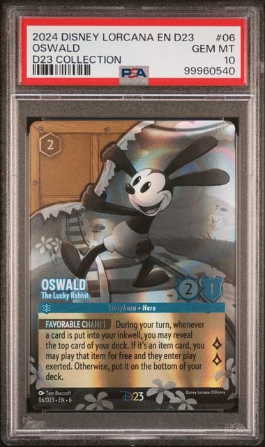[PSA 10]2024 DISNEY LORCANA EN D23-D23 EXPO PROMO D23 COLLECTION - Fullset / 一套不散