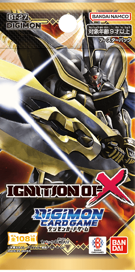 [預訂] 數碼暴龍 卡牌遊戲補充包 IGNITION OF X [BT-27]